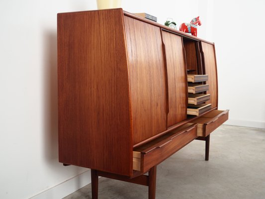 Danish Teak Highboard, 1960s-VND-1311930