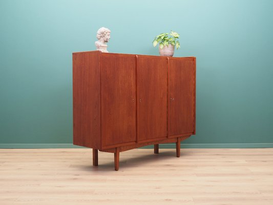 Danish Teak Highboard, 1960s-VND-2019678