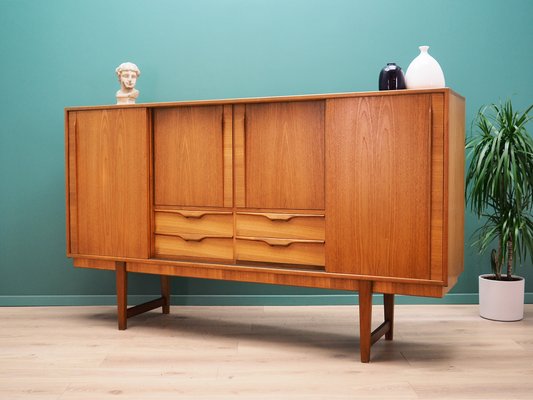 Danish Teak Highboard, 1960s-VND-2015973