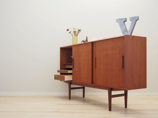 Danish Teak Highboard, 1960s-VND-1788203