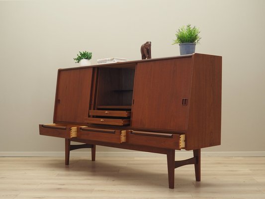 Danish Teak Highboard, 1960s-VND-1789861