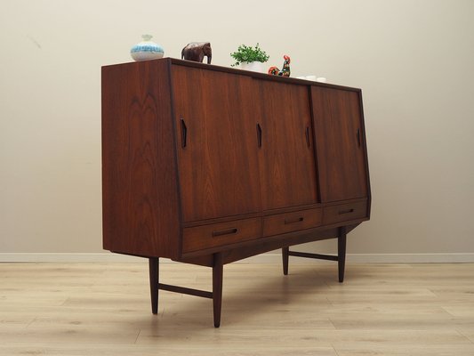 Danish Teak Highboard, 1960s-VND-1811061