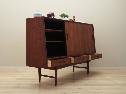 Danish Teak Highboard, 1960s-VND-1811061