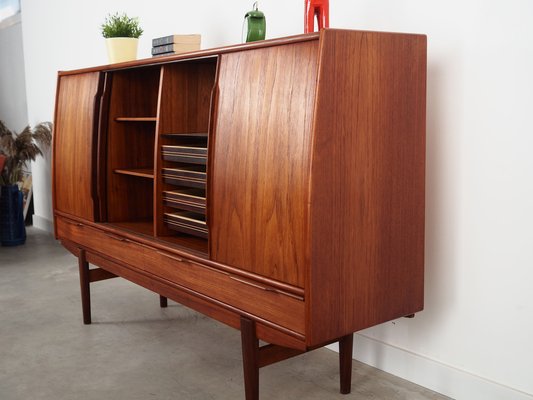 Danish Teak Highboard, 1960s-VND-1311930