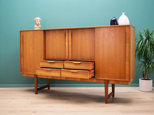 Danish Teak Highboard, 1960s-VND-2015973