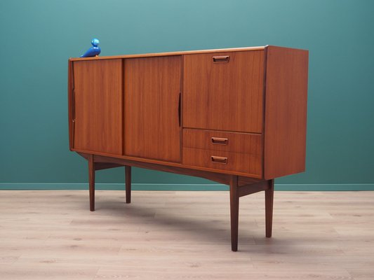 Danish Teak Highboard, 1960s-VND-2015983