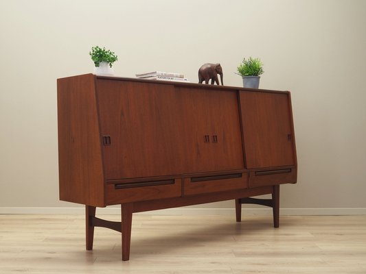 Danish Teak Highboard, 1960s-VND-1789861