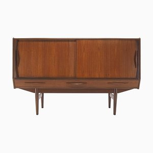 Danish Teak Highboard, 1960s-TZ-900503