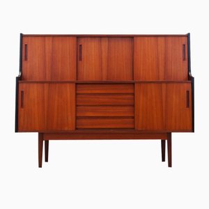 Danish Teak Highboard, 1960s-VND-1790230