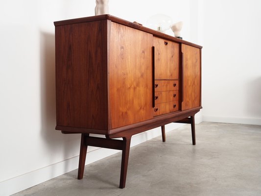 Danish Teak Highboard, 1970s-VND-1401093