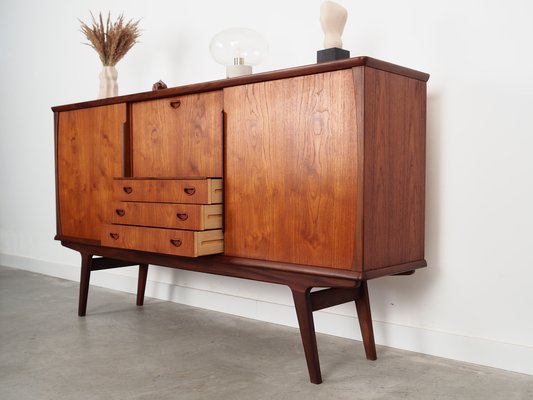 Danish Teak Highboard, 1970s-VND-1401093