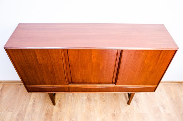 Danish Teak Highboard by E. W. Bach for Sejling Skabe, 1950s-IXL-737814