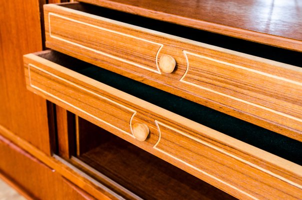 Danish Teak Highboard by E. W. Bach for Sejling Skabe, 1950s-IXL-737814