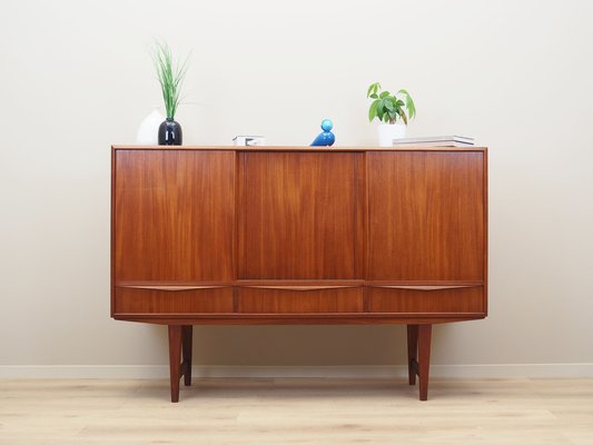 Danish Teak Highboard by E.W. Bach for Sejling Skabe, 1960s-VND-1788200