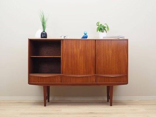 Danish Teak Highboard by E.W. Bach for Sejling Skabe, 1960s-VND-1788200