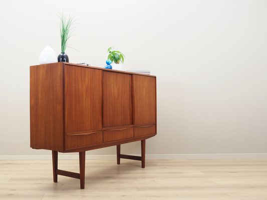 Danish Teak Highboard by E.W. Bach for Sejling Skabe, 1960s-VND-1788200