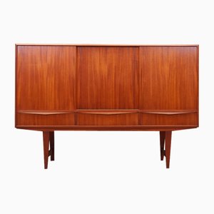 Danish Teak Highboard by E.W. Bach for Sejling Skabe, 1960s-VND-1788200