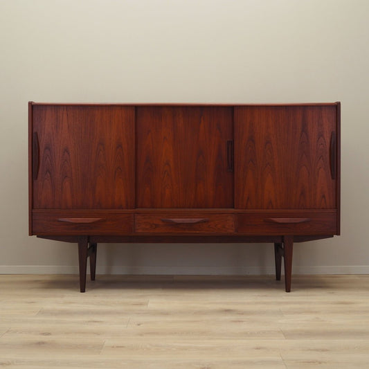 Danish Teak Highboard by ES Møbler, 1970s