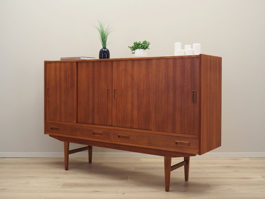 Danish Teak Highboard from Børge Dam, 1970s-VND-1790344