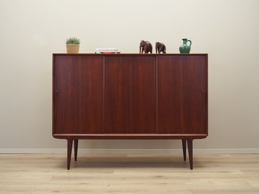 Danish Teak Highboard from Omann Jun, 1970s-VND-1806166