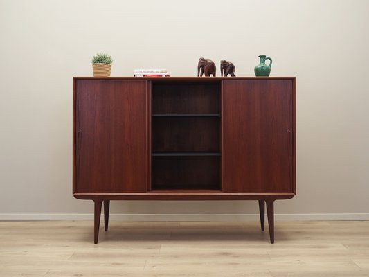 Danish Teak Highboard from Omann Jun, 1970s-VND-1806166