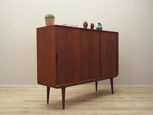 Danish Teak Highboard from Omann Jun, 1970s-VND-1806166