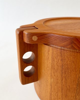 Danish Teak Ice Bucket by Birgit Krogh for Woodline, 1970s-SFW-1430840