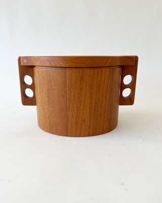 Danish Teak Ice Bucket by Birgit Krogh for Woodline, 1970s-SFW-1430840