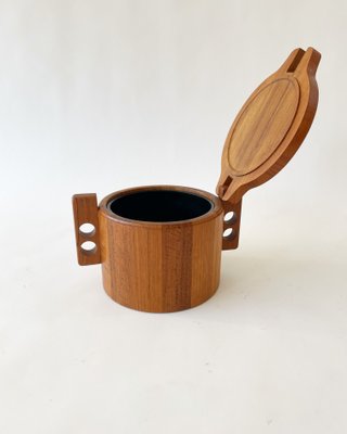 Danish Teak Ice Bucket by Birgit Krogh for Woodline, 1970s-SFW-1430840