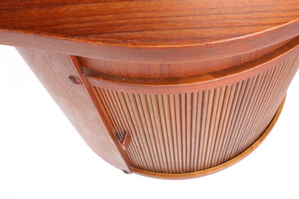 Danish Teak Kidney Desk, 1956-OXJ-716172