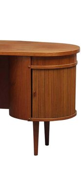 Danish Teak Kidney Desk, 1956-OXJ-716172