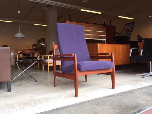 Danish Teak Lounge Chair, 1950s-WSA-831242