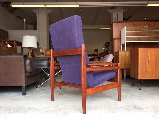 Danish Teak Lounge Chair, 1950s-WSA-831242