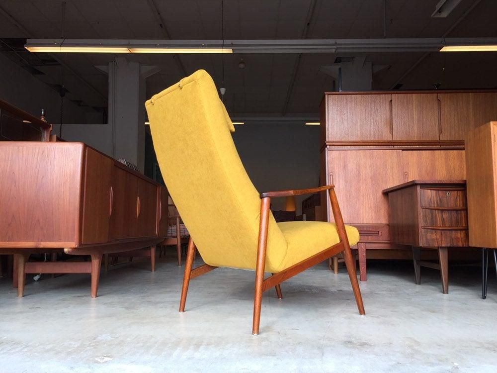 Danish Teak Lounge Chair by Hartmut Lohmeyer, 1950s