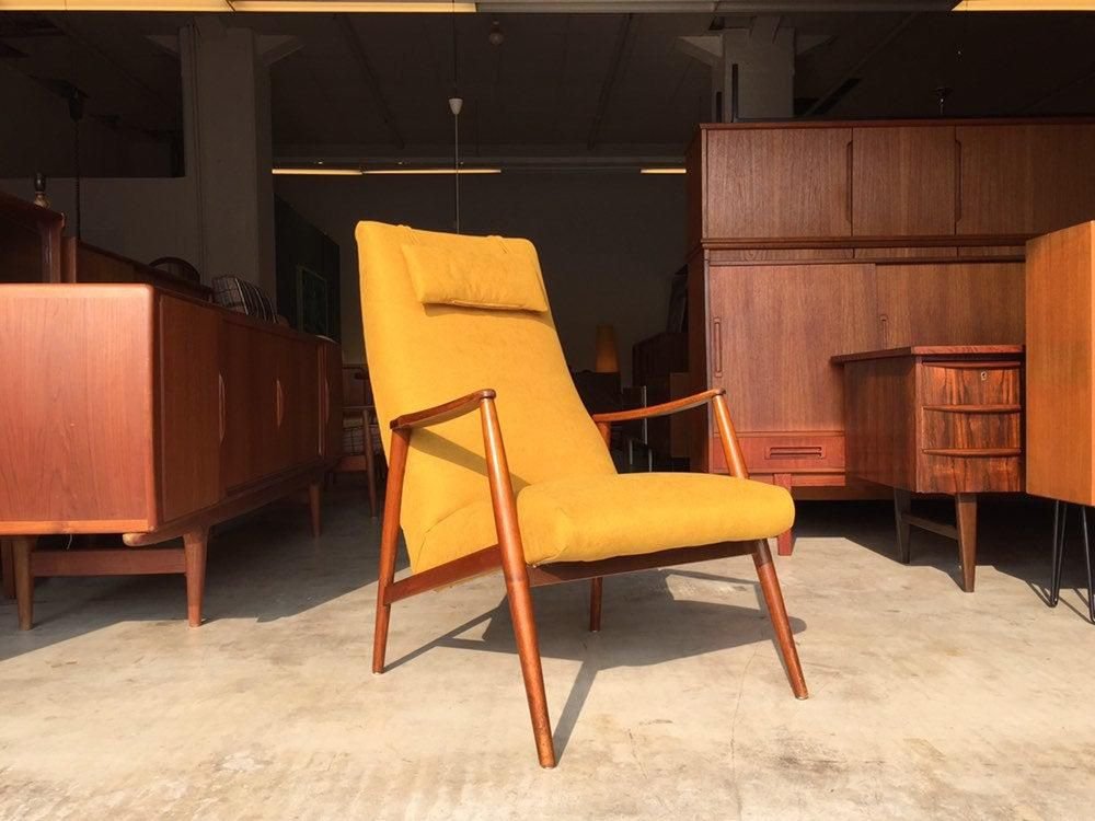 Danish Teak Lounge Chair by Hartmut Lohmeyer, 1950s