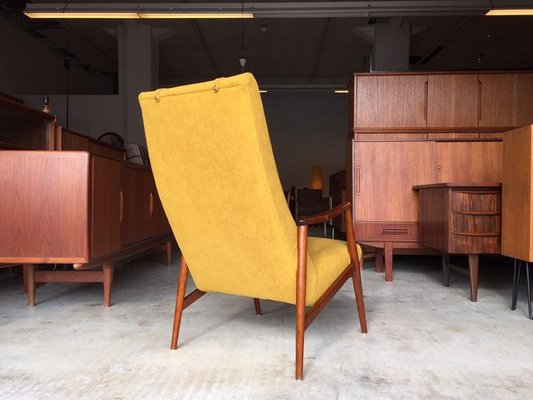 Danish Teak Lounge Chair by Hartmut Lohmeyer, 1950s-WSA-831405