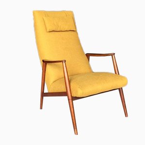 Danish Teak Lounge Chair by Hartmut Lohmeyer, 1950s-WSA-831405