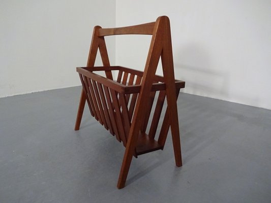 Danish Teak Magazine Rack, 1960s-RDW-561385