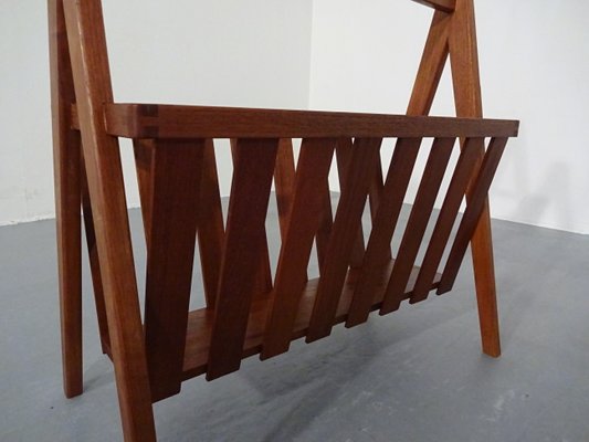 Danish Teak Magazine Rack, 1960s-RDW-561385