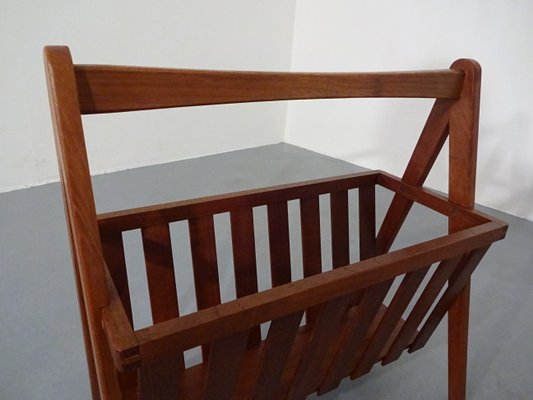 Danish Teak Magazine Rack, 1960s-RDW-561385