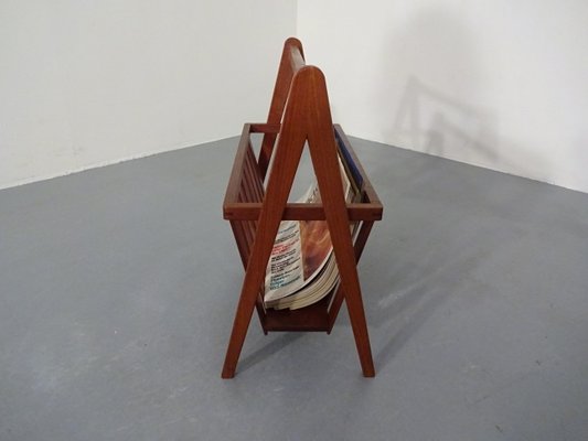 Danish Teak Magazine Rack, 1960s-RDW-561385