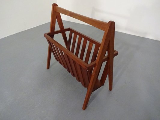 Danish Teak Magazine Rack, 1960s-RDW-561385