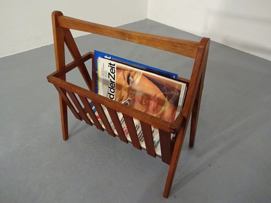 Danish Teak Magazine Rack, 1960s-RDW-561385