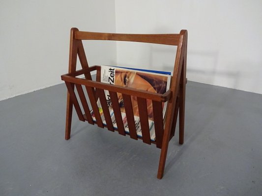 Danish Teak Magazine Rack, 1960s-RDW-561385