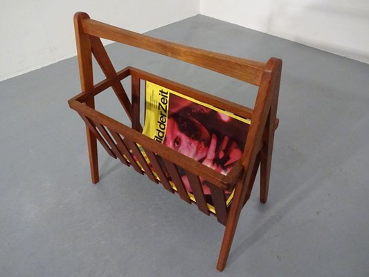 Danish Teak Magazine Rack, 1960s-RDW-561385