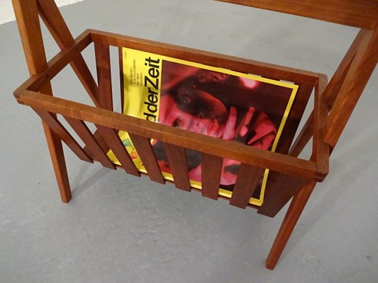 Danish Teak Magazine Rack, 1960s-RDW-561385