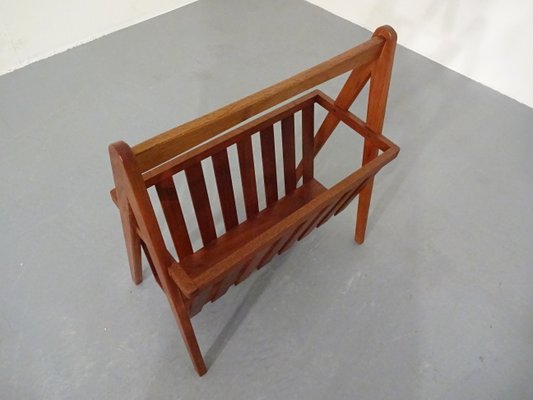 Danish Teak Magazine Rack, 1960s-RDW-561385