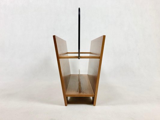 Danish Teak Magazine Rack, 1980s-ZCY-1376209