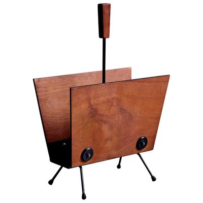 Danish Teak Magazine Stand, Denmark, 1960s-SFD-1740028