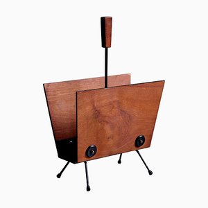 Danish Teak Magazine Stand, Denmark, 1960s-SFD-1740028